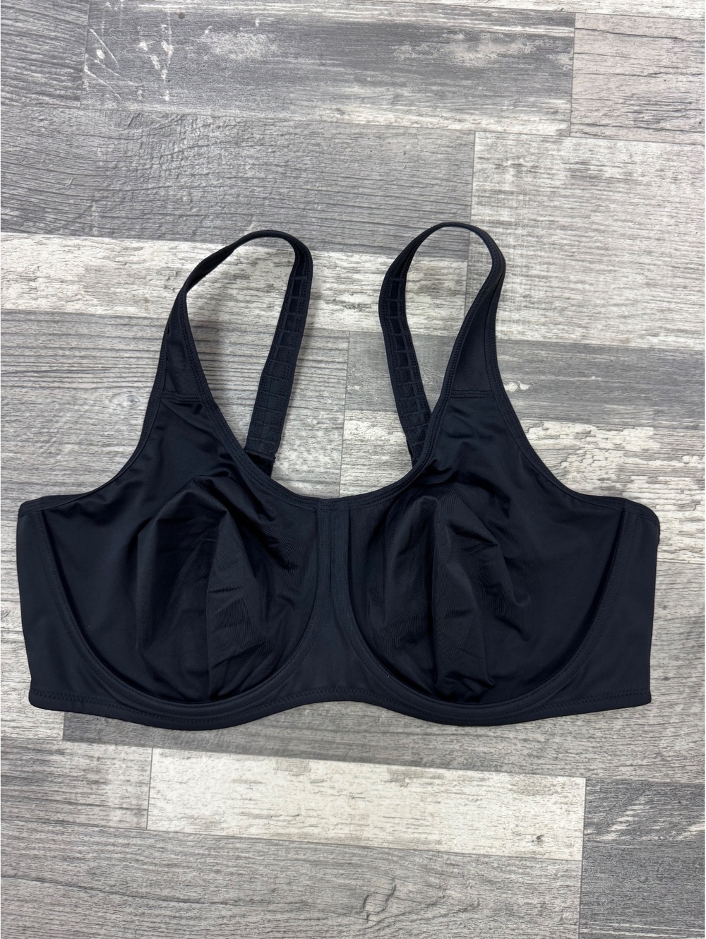 Syrokan Black Full Coverage Underwire Sports Bra 44DD